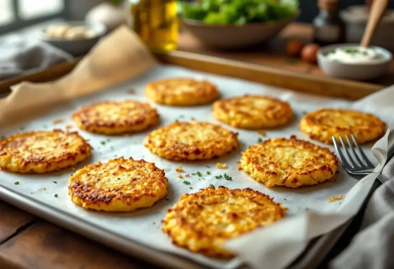 « Je les prépare en 10 minutes pour toute la famille » : mes galettes de pommes de terre crousti-dorées au four, bien plus légères que des frites