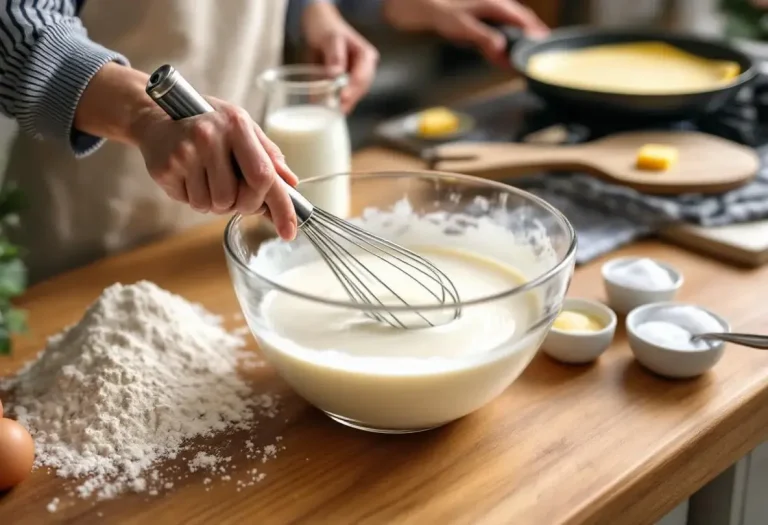 L’erreur fréquente qui rend la pâte à crêpes élastique : comment l’ordre d’incorporation peut sauver votre cuisson