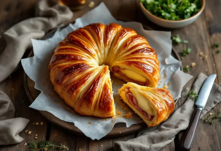 Mon feuilleté camembert–jambon–oignons : la recette “riche mais tellement irrésistible” que tout le monde me réclame
