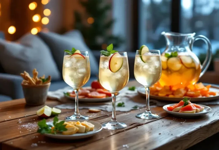 Un jour, un cocktail : pomme-citron vert pétillant, tout en notes acidulées pour alléger les apéros d’hiver