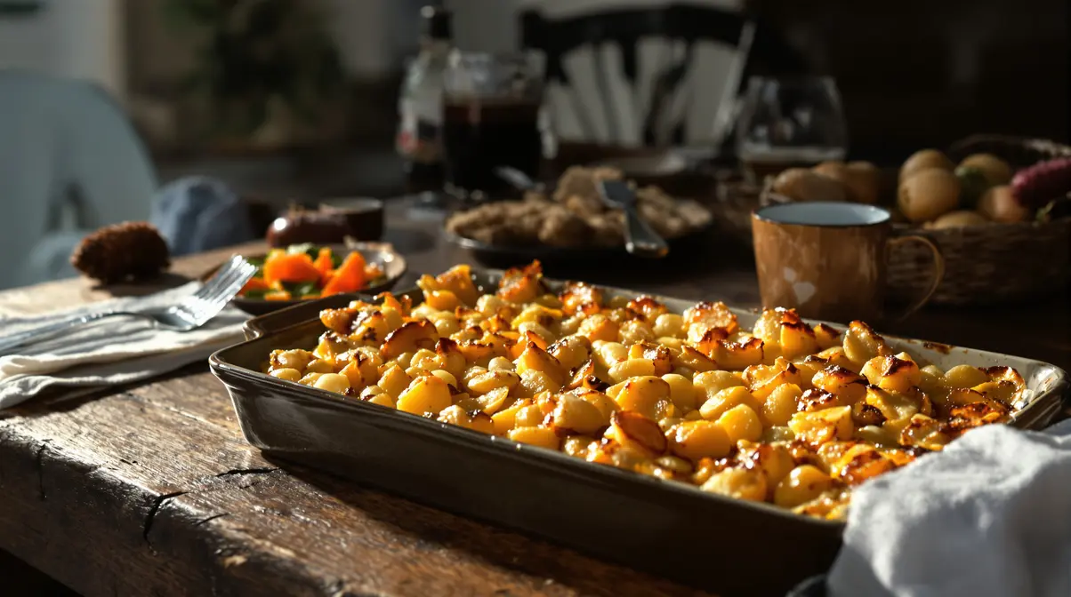 Gratin de pommes de terre, poireaux et carottes : fondant, bien doré et vraiment ultra facile à préparer Gratin de pommes de terre, poireaux et carottes : fondant, bien doré et vraiment ultra facile à préparer