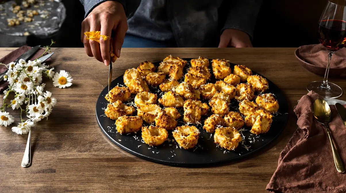 « J’en fais à chaque apéro d’hiver » : mes croquettes de chou-fleur dorées au four, légères, savoureuses et prêtes en 30 minutes « J’en fais à chaque apéro d’hiver » : mes croquettes de chou-fleur dorées au four, légères, savoureuses et prêtes en 30 minutes
