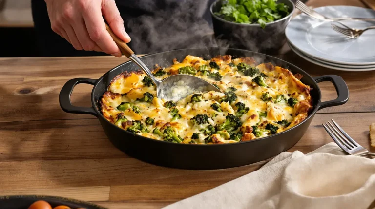 « Je le prépare chaque dimanche soir en hiver » : ce gratin ultra crémeux aux brocolis qui métamorphose mes pâtes oubliées en plat digne d'un resto