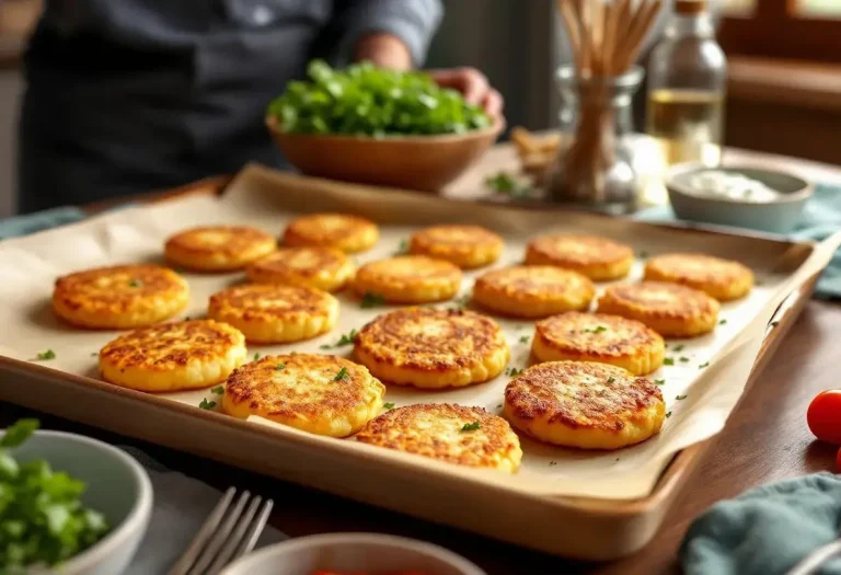 « Je les prépare en 10 minutes pour toute la famille » : mes galettes de pommes de terre crousti-fondantes au four, bien plus légères que des frites
