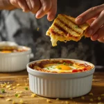 C'est le plat que je fais quand je n'ai envie de rien préparer : œufs cocotte tomate-fromage en 12 min